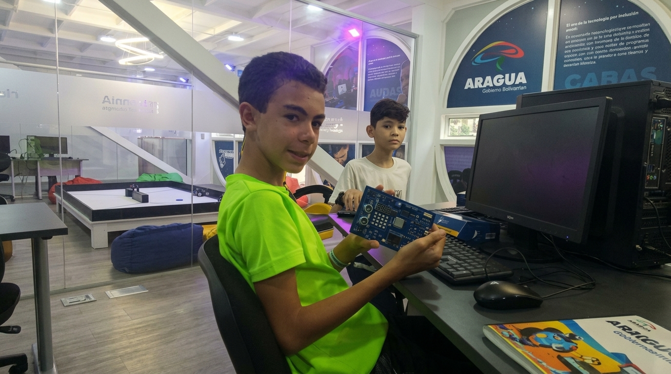Jóvenes aragüeños se convierten en ingenieros por un día